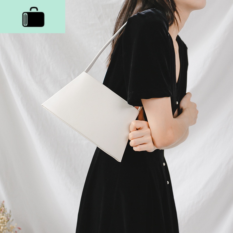 小众设计复古法棍包法式单肩包包女皮简约手提腋下包休闲chicNEW LAKE女士手提包高清大图