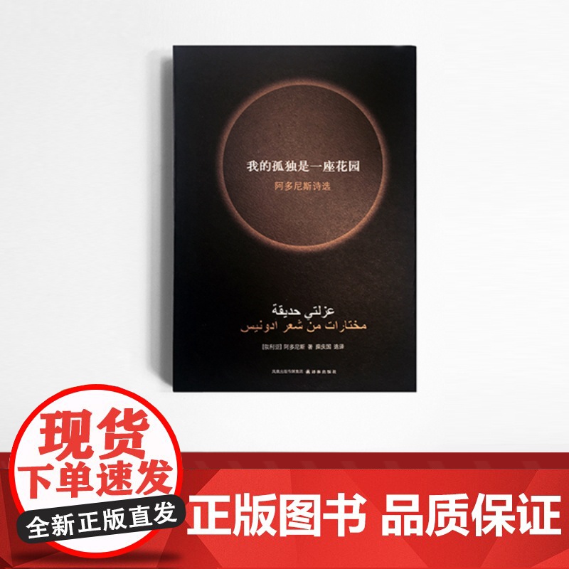 我的孤独是一座花园 阿多尼斯代表作亲笔授权当代阿拉伯诗歌先驱诺贝尔文学奖热门人选收录作品跨越半个世纪译林出版社高清大图