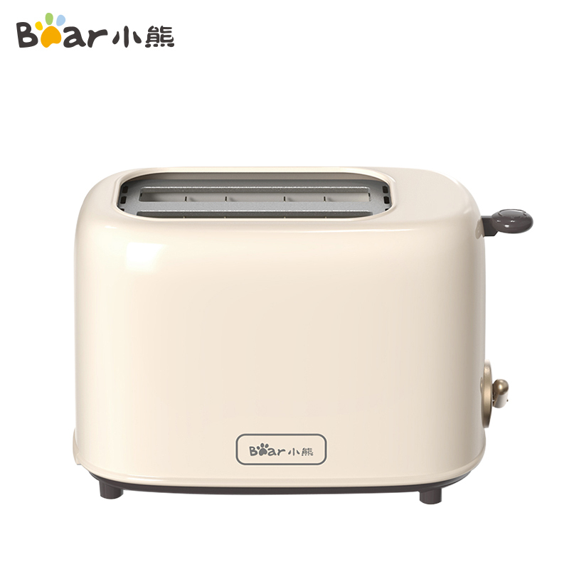 [5.1特卖]小熊(bear)DSL-C02K8面包机 多士炉早餐烤吐司机烤面包片2片家用多功能轻食机 6档烘烤带防尘盖