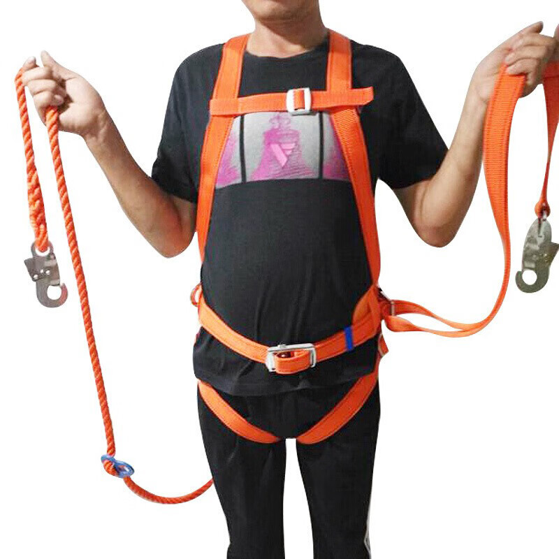 汇创佳 sd-c1 编织绳全方位安全带 高空作业防坠落安全带 工地安全