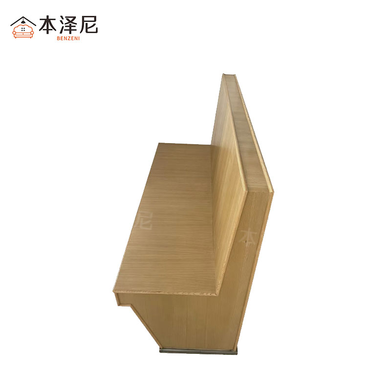 本泽尼 多层实木烤漆单排椅子 HTQZ-KZ01 1200*400*900mm 个高清大图