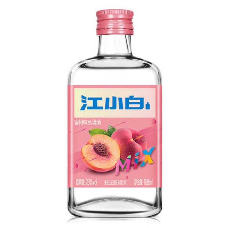 江小白 蜜桃味高粱酒 23度168ml/瓶