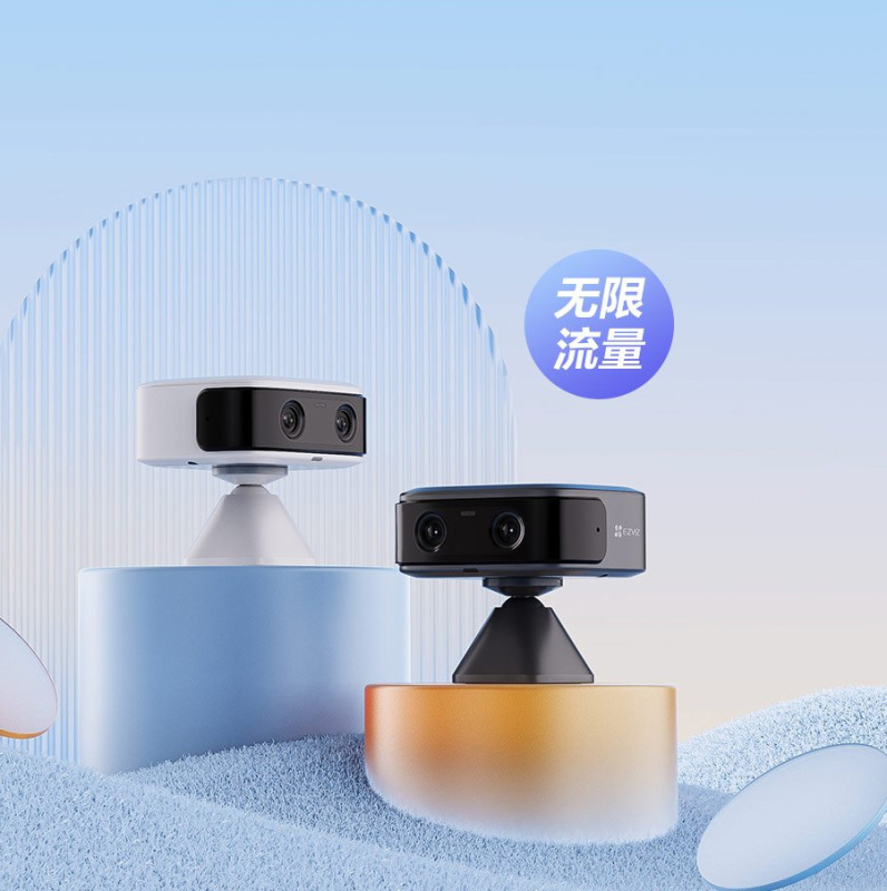 萤石CB60小魔方智能摄像机4G电池版(128G) 400万像素双摄像头(无限流量终身免费用)高清大图