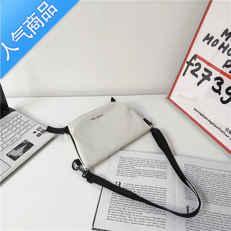 封后潮牌ins男士斜挎包机能日系单肩包休闲时尚小包女大容量邮差包潮
