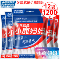 小鹿妈妈(FAWN MUM)经典力学牙线棒12袋1200支