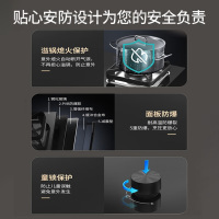 华帝(VATTI)燃气灶i10301家用天然气大火力灶具台嵌两用5.2kW宽域匀火调节可拆卸炉头一级能效易清洁