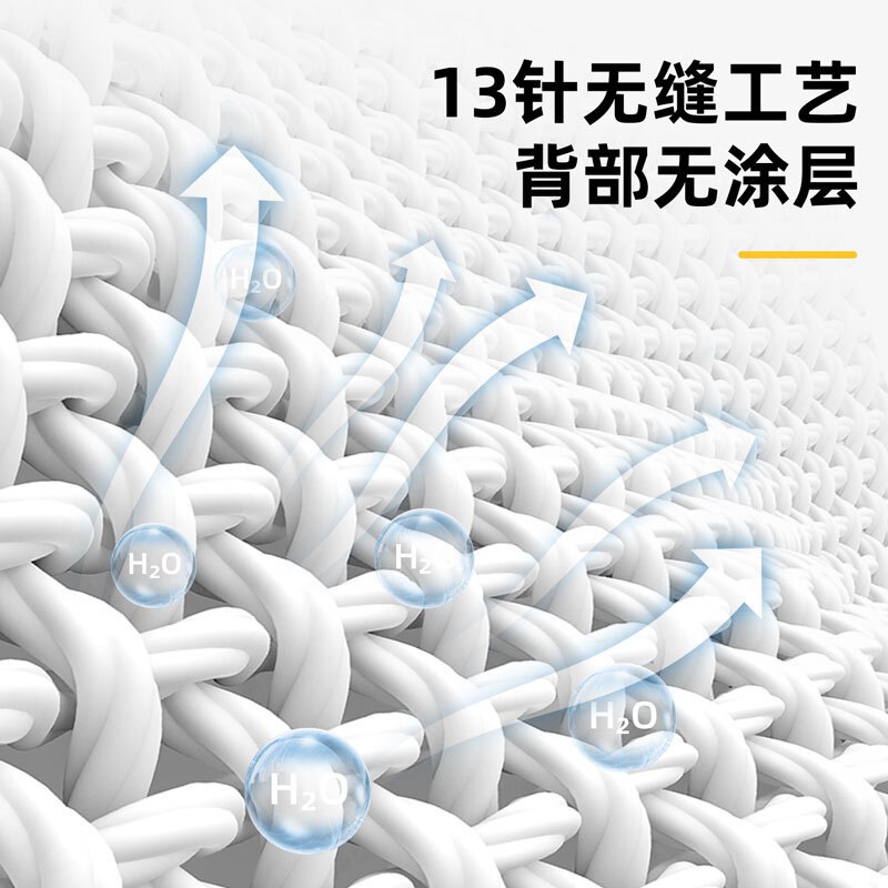 得力(deli) 乳胶发泡涂层手套(黑)L码