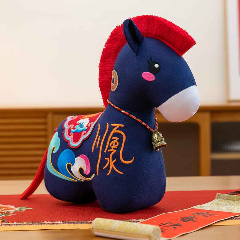 锦瑞星马年挂饰摆件 挂绳22cm 个高清大图