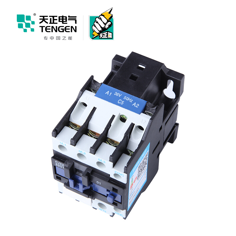 天正电气 CJX2-3210 36V 3NO 1NO 32A 50Hz 3P 02010070163 交流接触器