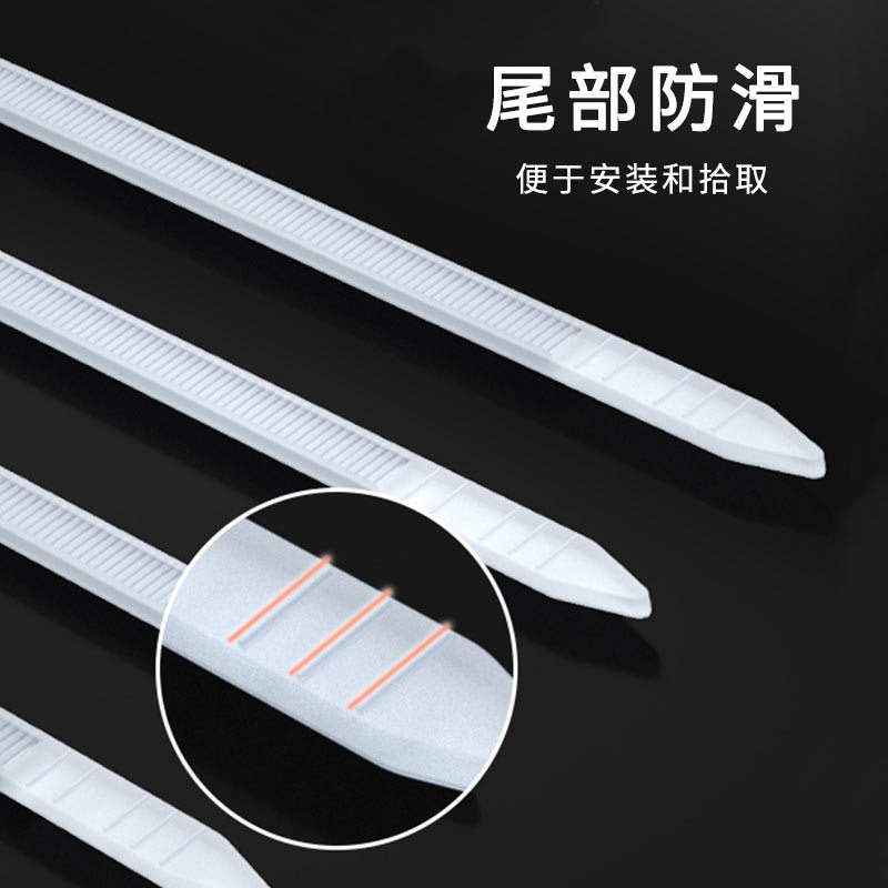 理念 LN-ZD05 多功能理线带绑带 自锁式扎带4*200mm 100根/包 10包