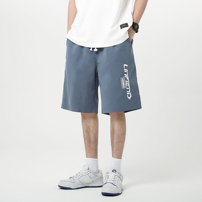 真维五分裤子男士休闲冰丝裤2022新款夏季薄款外穿百搭潮流运动裤图片