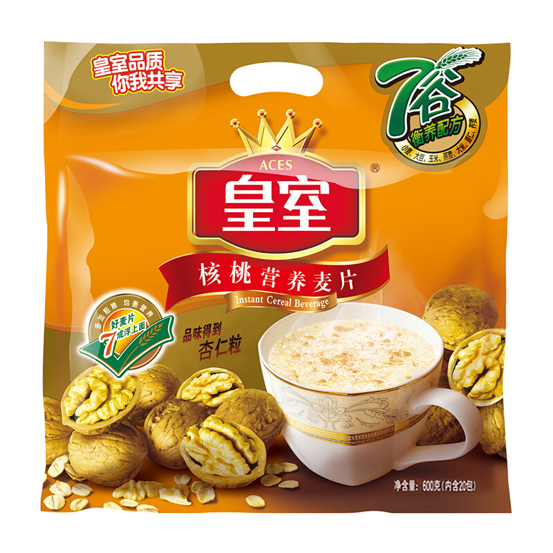 皇室核桃营养麦片600g-ssj