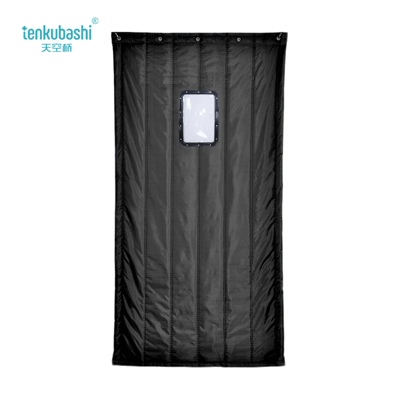 天空桥 棉门帘 MML-134纯黑色30*45cm四层棉 平方米高清大图