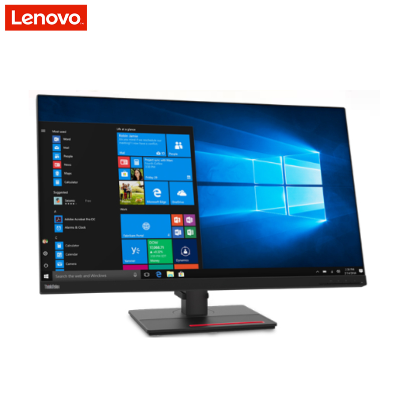 联想(ThinkVision)T32p-20 31.5英寸液晶显示器(3840 x 2160 低蓝光 HDMI DP)