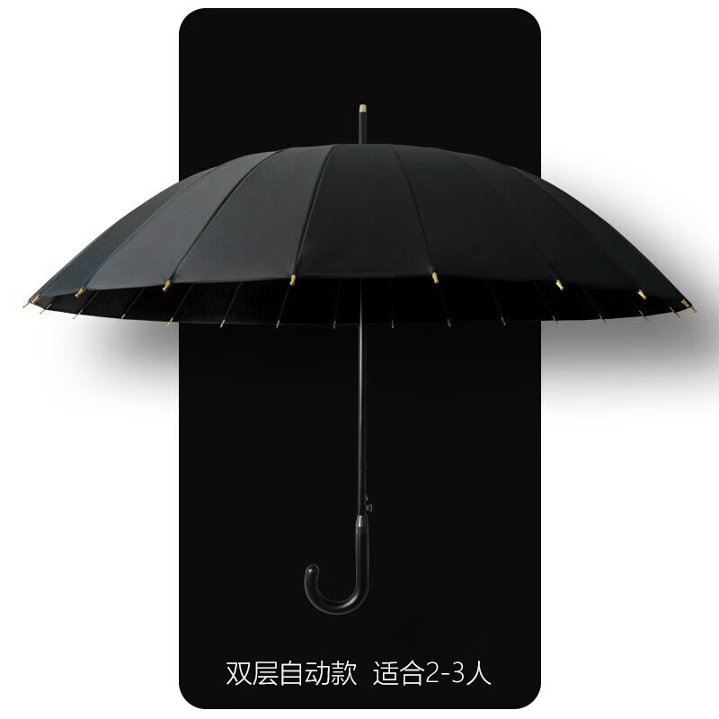 萨威帝尔SWYS-1108 16骨280T高密度碰击沥水布伞 (计价单位:把) 黑色高清大图