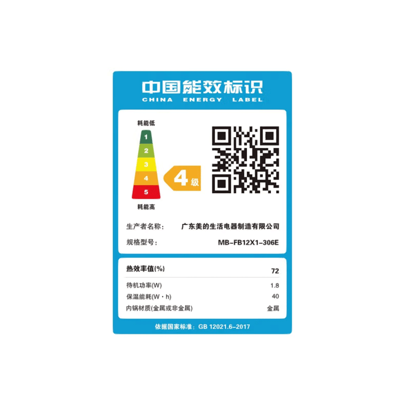 美的(Midea)电饭煲1.2L家用迷你智能萌趣电饭煲黑晶内胆电饭煲MB-FB12X1-306E大眼萌