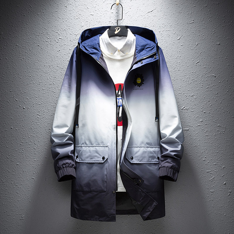 2020冬季新款男士帅气外套秋冬百搭中长款风衣韩版潮流加绒衣服男风衣