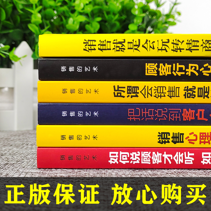 [正版]全6册 销售就是会玩转情商 市场营销书籍业务这样谈 顾客行为心理学成交高手销售圣经口才沟通攻心术技巧书 所谓会高清大图