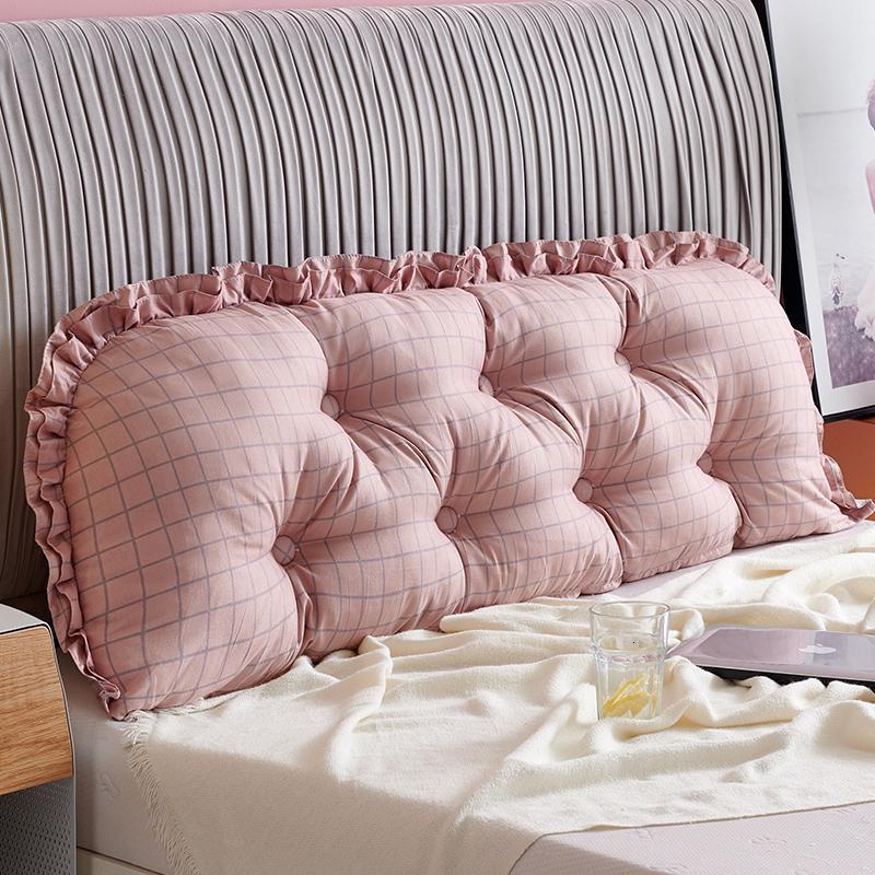 美帮汇韩版床头板大靠背软包可拆洗床上榻榻米大靠垫沙发长靠枕床靠背
