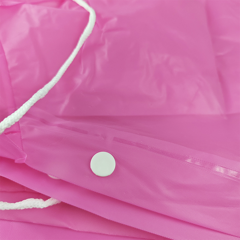 鸽护 加厚非一次性雨衣 粉色宽口加厚款140g 件高清大图