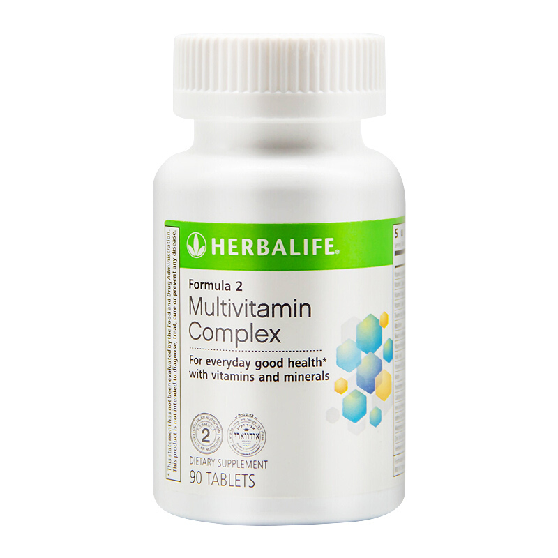 康宝莱(herbalife)草维锭片90片/瓶装 美国版多种维生素矿物质营养片 膳食营养补充剂 预售1周后发