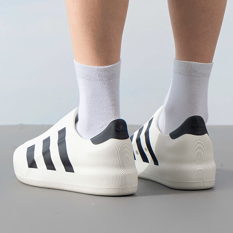 阿迪达斯（adidas）三叶草板鞋男鞋女鞋新款贝壳头一脚蹬休闲鞋轻便运动鞋HQ8750 ZP高清大图