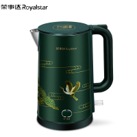 荣事达(Royalstar)电热水壶GS18B27一键加热三层防烫可拆卸上盖1.8L电水壶塑料外壳 工美文创新国潮风