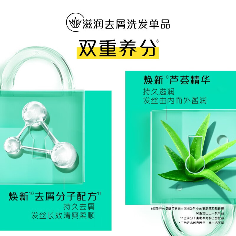 飘柔滋润去屑400G洗发水男士洗发水女士洗发露洗头膏清爽控油高清大图