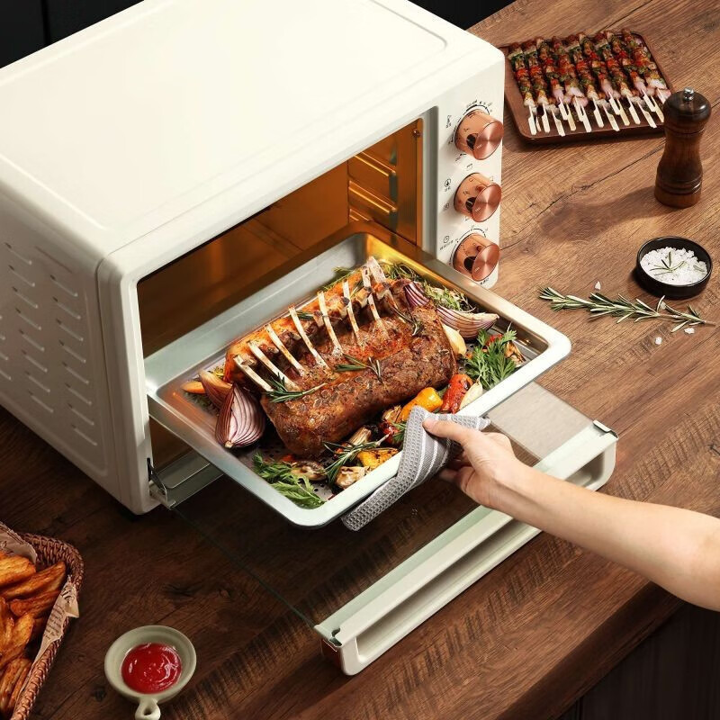 西屋westinghouse多功能电烤箱上下管独立温控镀锌板内胆32l烤箱wto