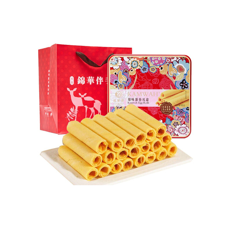 锦华原味蛋卷礼盒500g