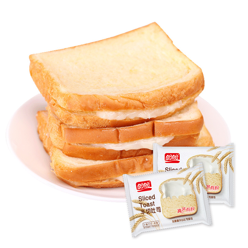 盼盼半切吐司乳酸菌夹心吐司面包900g
