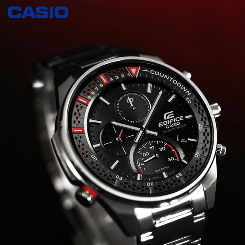 卡西欧(CASIO) EDIFICE EFS-S590YD系列 商务男表休闲防水男士手表EFS-S590YD-1AUPR