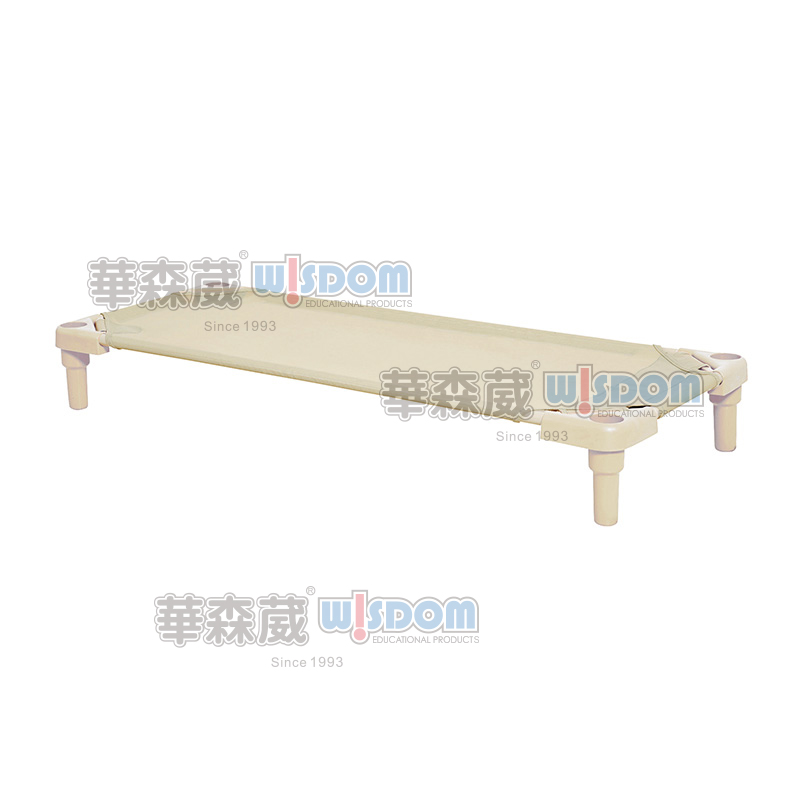 华森葳轻便托育床 便携式可堆叠儿童床140-木色 轻便托育床 110×56×20cm