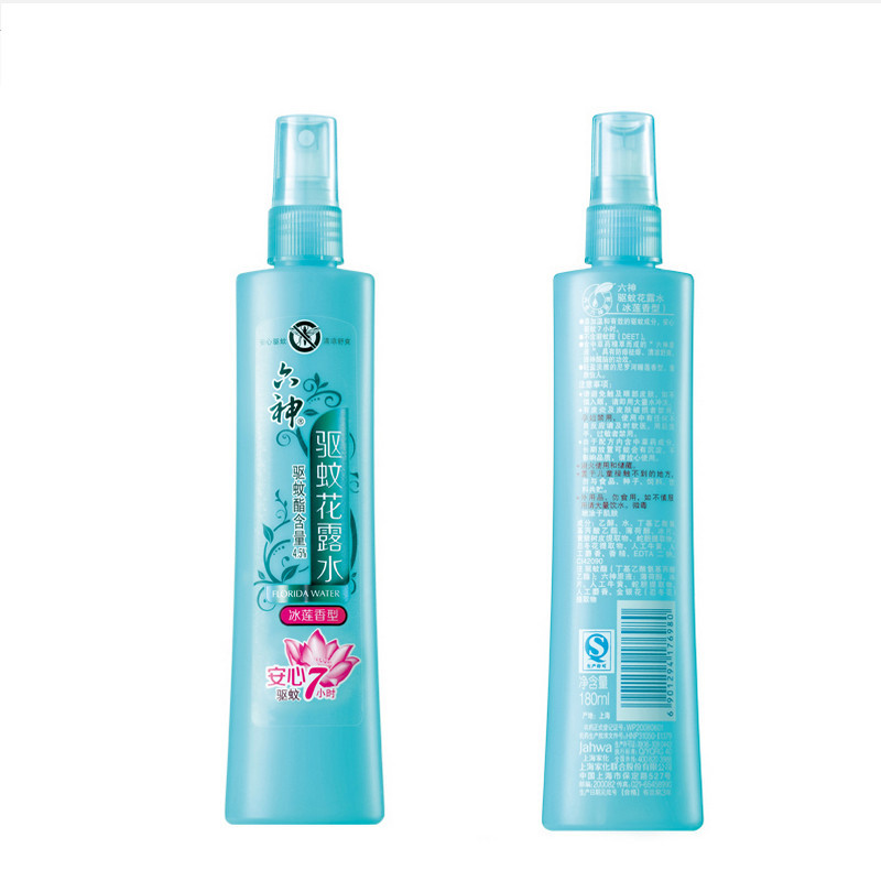 六神 喷雾驱蚊花露水 冰莲香型 180ml