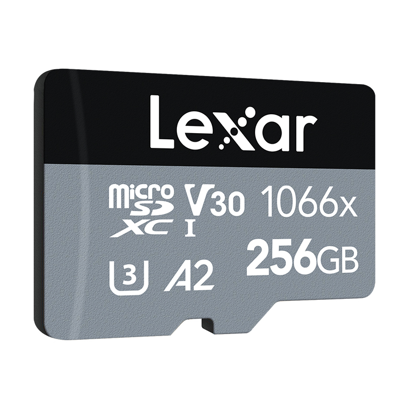 雷克沙(Lexar)256GB TF卡 读160MB/s写120MB/s运动相机 无人机内存卡 手机存储卡1066X