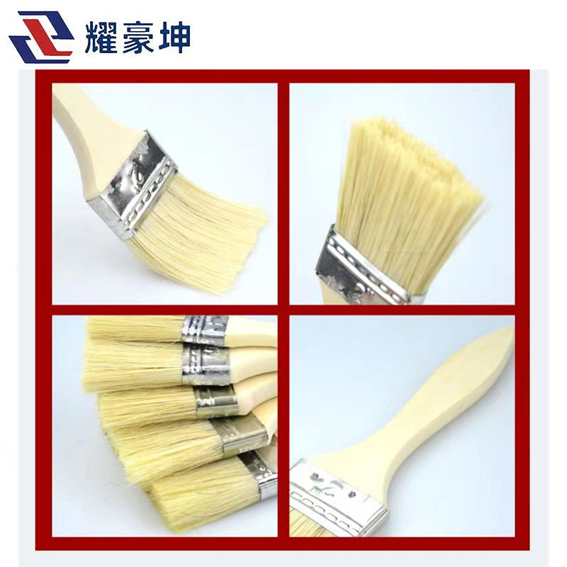 耀豪坤 油漆刷 毛刷 扁油刷 猪鬃毛2寸/ 把高清大图