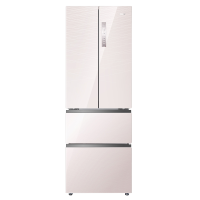 【二手99新】Haier/海尔BCD-335WDECU1 335L升法式多门 风冷无霜 彩晶变频 家用四开门电冰箱