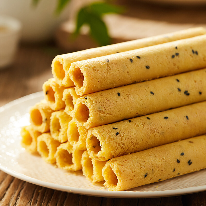 康师傅 蛋酥卷鸡蛋卷营养早餐办公室休闲零食小吃饼干蛋糕点心 牛奶特浓味 108g*3盒
