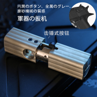 自动弹射打火机弹射点火煤油火机战争纯铜手工防风老式复古男