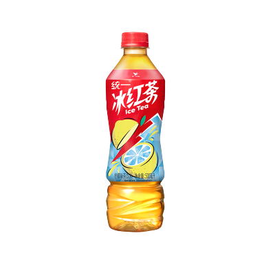 统一冰红茶柠檬味茶饮料500ml*3瓶装