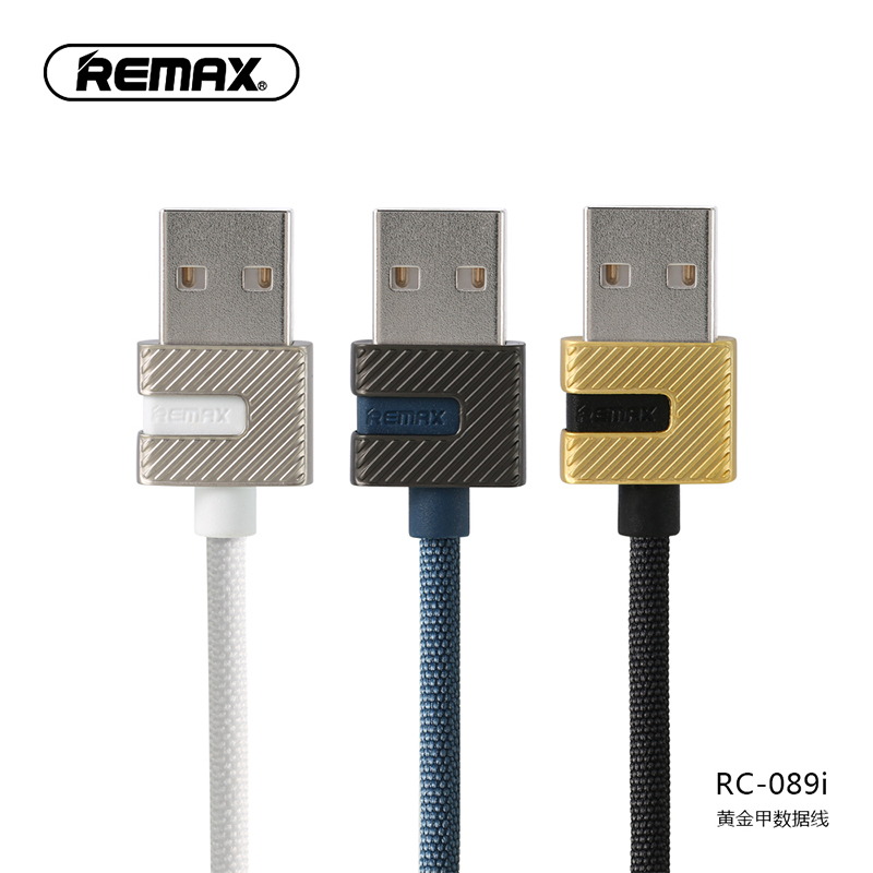 REMAX 苹果数据线 lighting 接口iphone xs 8P手机通用充电线 2.4A 白色