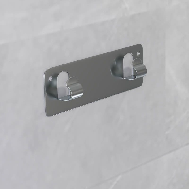 不锈钢卫生间放盆架洗脸盆架子盆子收纳架免钉壁挂式置物架挂盆架|B大号可放澡盆[送2粘钩+6挂钩]图片