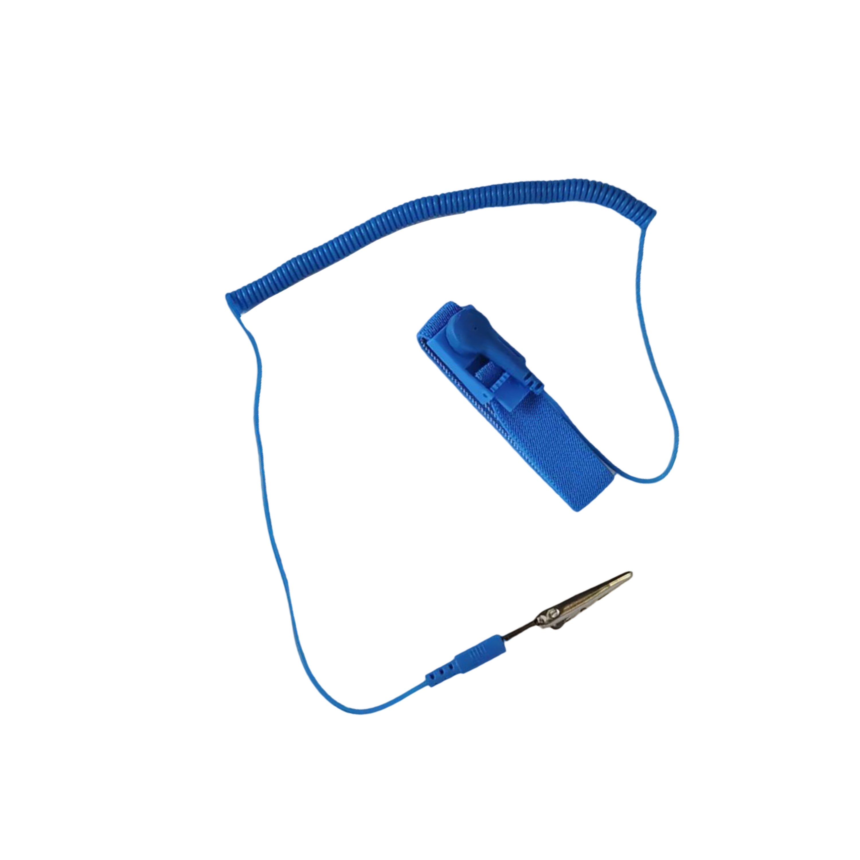 冰将 有线防静电手环 蓝色有绳 个高清大图