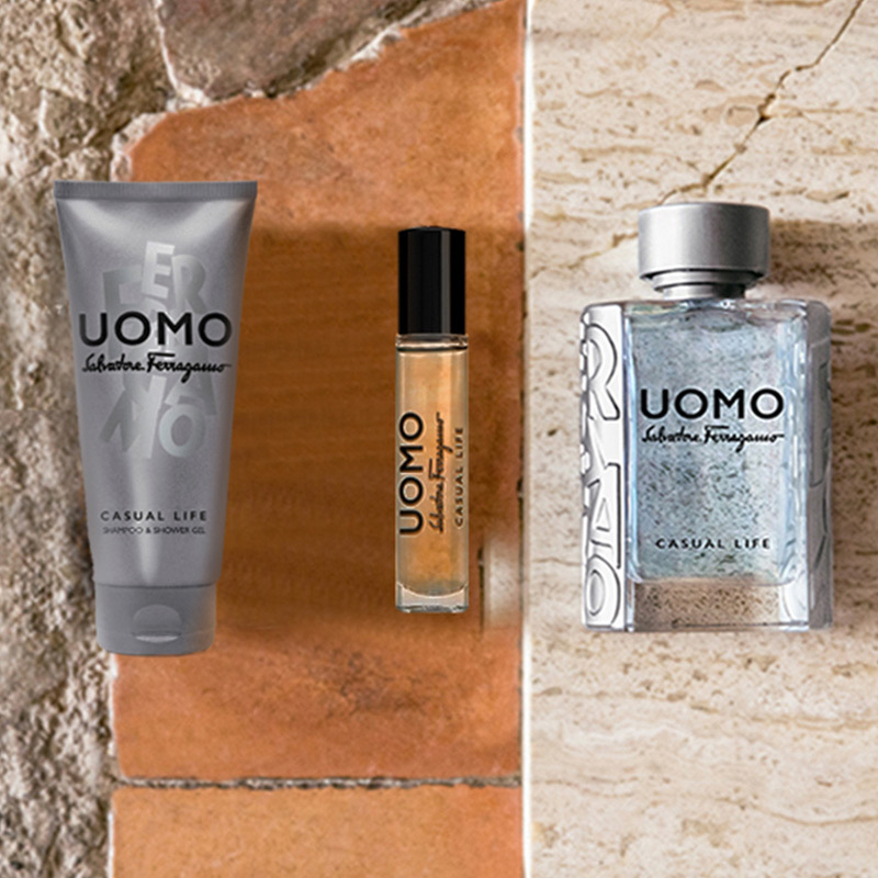 菲拉格慕(Ferragamo)峰逸男士淡香水臻享礼盒100ml+100ml+10ml