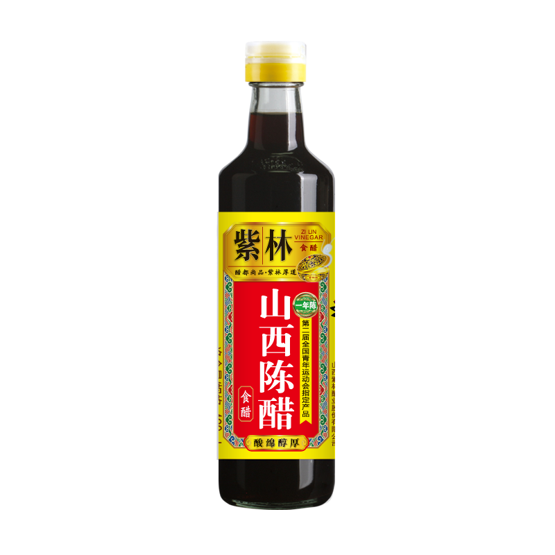 紫林山西陈醋420ml*1 一年陈醋 增鲜调味
