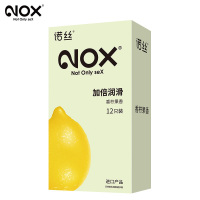 诺丝NOX 避孕套 香柠果香12只 超薄加倍润滑平滑成人性用品安全套套byt
