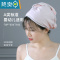 敬平[2条]纱布浴帽干发帽干发毛巾A类吸水包头裹头洗浴 YM031WT-黄+兰