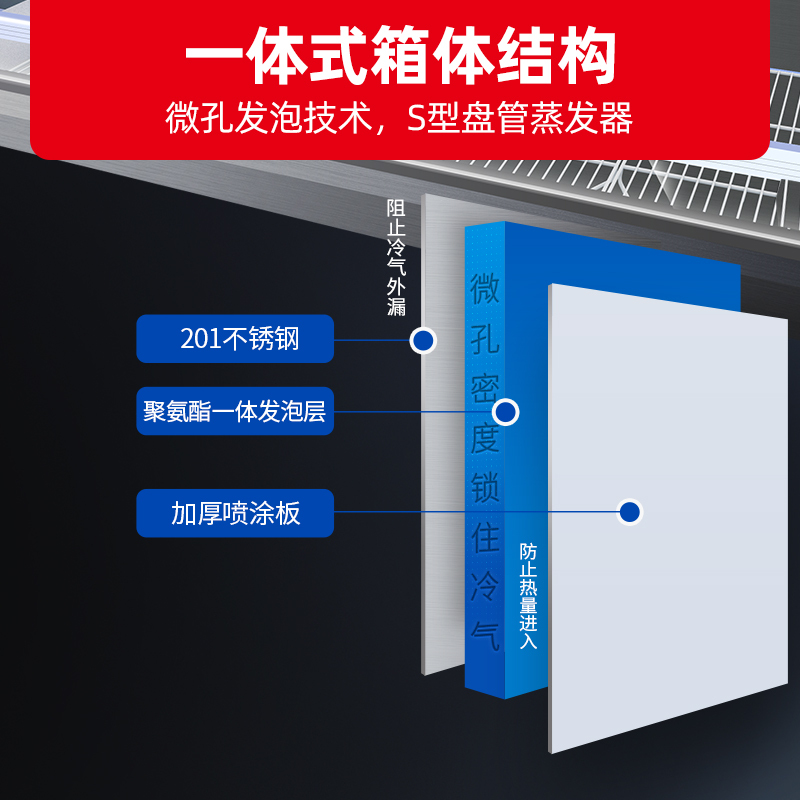 星星(XINGX) SC-2500ZX 370升 鲜肉柜 商用卤菜展示柜 商用小帮手 串串凉菜展示柜 冷藏保鲜点菜柜