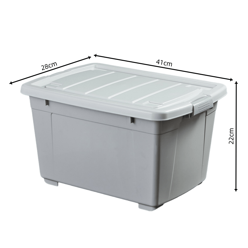 鑫木樽收纳箱41*28*22cm个高清大图