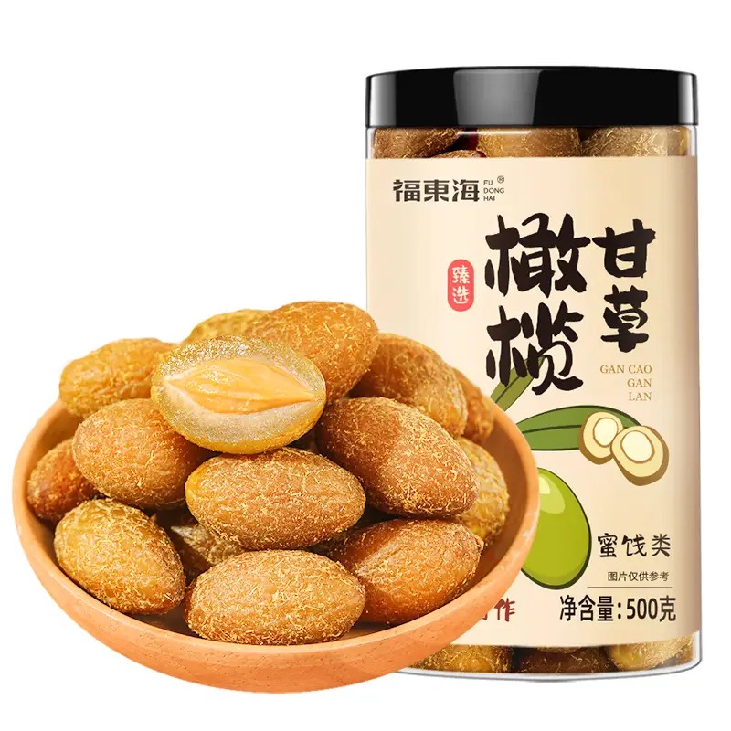 福 甘草橄榄500克/瓶